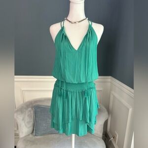 RAMY BROOK Aqua Gathered Dress